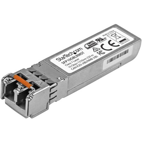 StarTech.com MSA Uncoded SFP+ Module - 10GBASE-LRM - 10GE Gigabit Ethernet SFP+ 10GbE Multi Mode Fiber (MMF) Optic Transceiver -