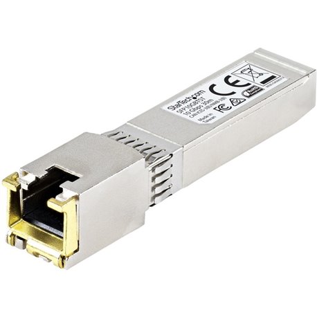 StarTech.com MSA Uncoded SFP+ Module - 10GBASE-T - 10GE Gigabit Ethernet SFP+ SFP to RJ45 Cat6/Cat5e Transceiver Module - 30m - 