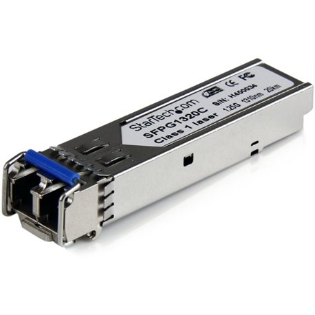 StarTech.com Cisco GLC-LH-SMD Compatible SFP Module - 1000BASE-LH - 1GE Gigabit Ethernet SFP 1GbE Single Mode Fiber SMF Optic Tr