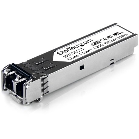 StarTech.com Cisco SFP-GE-S Compatible SFP Module - 1000BASE-SX - 1GE Gigabit Ethernet SFP 1GbE Multimode Fiber MMF Optic Transc