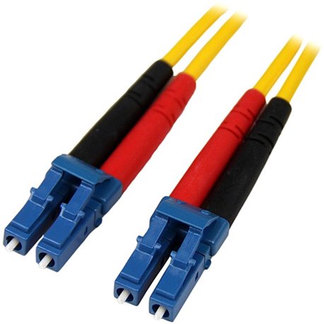 StarTech.com 10m Fiber Optic Cable - Single-Mode Duplex 9/125 LSZH Fiber Jumper Cord - LC/LC - Connect fiber network devices for