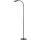 Bostitch Gooseneck Floor Lamp, Black - 72" Height - 12 W LED Bulb - Gooseneck, Flexible, Flicker-free, Glare-free Light, Eco-fri