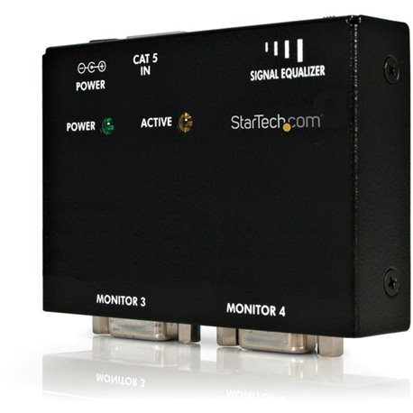 StarTech.com VGA over CAT5 remote receiver for video extender - Extend and distribute a VGA signal to up to 4 displays over Cat5