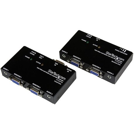 StarTech.com VGA Video Extender over Cat 5 with Audio - Extend and distribute a VGA signal and the accompanying audio to a remot