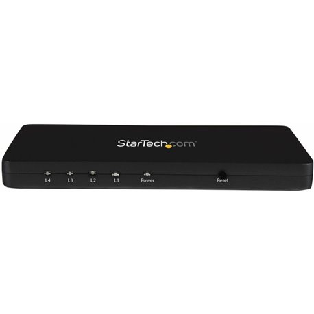 StarTech.com 4K HDMI Splitter - 4k 30Hz - 4 Port - Aluminum - Backward Compatible - HDMI Multi Port - HDMI Hub - Displays the sa