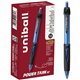 uni Power Tank Retractable Ballpoint Pens - Medium Marker Point - 1 mm Pen Point Size - Refillable - Retractable - Blue - Blue B
