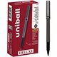uniball Deluxe Rollerball Pens - Micro Pen Point - 0.5 mm Pen Point Size - Black - Gray Barrel - 1 / Each