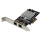 StarTech.com Dual Port PCI Express (PCIe x4) Gigabit Ethernet Server Adapter Network Card - Intel i350 NIC - Add dual Gigabit Et