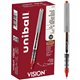 uniball Vision Rollerball Pens - Fine Pen Point - 0.7 mm Pen Point Size - Red - 1 Dozen
