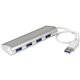 StarTech.com 4-Port USB Hub, USB A to 4x USB-A Ports, USB 5Gbps, Bus-Powered, Portable Laptop USB 3.0 Hub - Bus-powered USB 3.2 