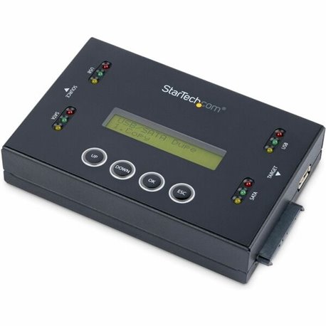 StarTech.com Hard Drive and USB Thumb Drive Duplicator/Eraser, USB Flash and SATA HDD/SSD Disk Cloner/Copier and Wiper, Toolless