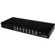 StarTech.com 16 Port 1U Rackmount USB PS/2 KVM Switch with OSD - Control up to 16 USB or PS/2-connected computers from one keybo