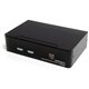 StarTech.com 2 Port DVI + USB KVM Switch with Audio - KVM switch - USB 2.0 Hub - 2 ports - 1 local user - 1U - Share keyboard, m