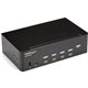 StarTech.com 4 Port HDMI KVM Switch - 4K 30Hz - Dual Display - This 4 port 4K HDMI KVM with dual monitor support lets you contro