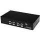 StarTech.com 4 Port 1U Rackmount USB PS/2 KVM Switch with OSD - This USB+PS/2 4 port KVM Switch lets you control multiple PS/2 o