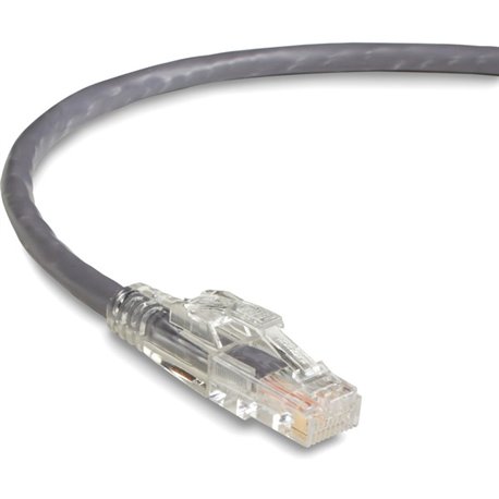 Black Box GigaBase 3 Cat.5e UTP Patch Network Cable - 1 ft Category 5e Network Cable for Patch Panel, Wallplate, Network Device 