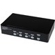 StarTech.com 4 Port High Resolution USB DVI Dual Link KVM Switch with Audio - Control up to 4 high resolution multimedia compute