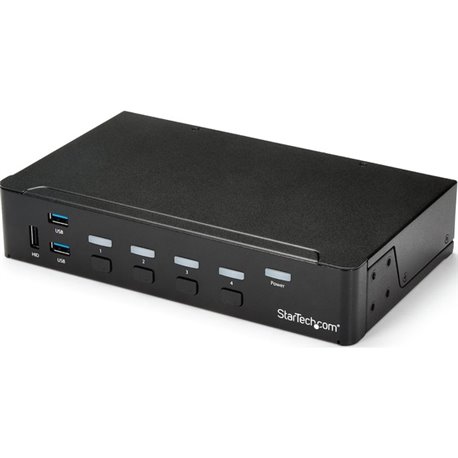 StarTech.com 4-Port HDMI KVM Switch - Built-in USB 3.0 Hub for Peripheral Devices - 1080p - Control four HDMI computers using a 