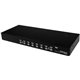 StarTech.com 8 Port 1U Rackmount USB PS/2 KVM Switch with OSD - Control up to 8 USB or PS/2-connected computers from one keyboar