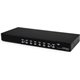 StarTech.com 8 Port 1U Rackmount USB KVM Switch with OSD - Control up to 8 VGA and USB computers from a single keyboard, mouse a