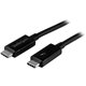 StarTech.com 1m (3.3ft) Thunderbolt 3 Cable, 20Gbps, 100W PD, 4K Video, Thunderbolt-Certified, Compatible w/ TB4/USB 3.2/Display