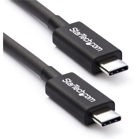 StarTech.com 2m (6.6ft) Thunderbolt 3 Cable, 20Gbps, 100W PD, 4K Video, Thunderbolt-Certified, Compatible w/ TB4/USB 3.2/Display