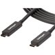 StarTech.com 6 ft 2m Thunderbolt 3 Cable w/ 100W PD - 40Gbps - Dual 4K or Full 5K - Certified Thunderbolt 3 USB-C Cable - Transf