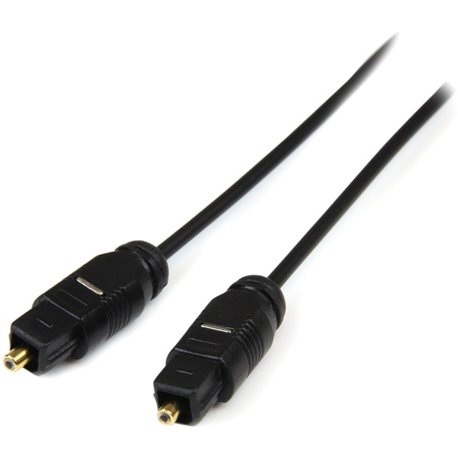 StarTech.com 3 ft Toslink SPDIF Optical Digital Audio Cable - Deliver high quality optical digital sound, with no signal interfe