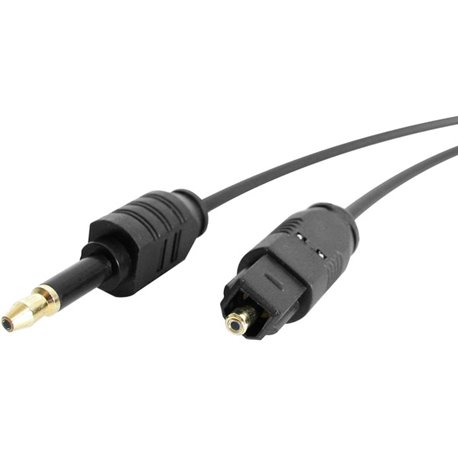 StarTech.com 6ft Toslink to Mini Optical Digital SPDIF Audio Cable - Deliver high quality digital sound