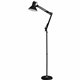 Bostitch Swing Arm Floor Lamp, Black - 72" Height - 9 W LED Bulb - Swivel Arm, Weighted Base, Glare-free Light, Flicker-free, Ad