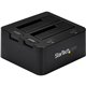 StarTech.com Dual-Bay USB 3.0 to SATA and IDE Hard Drive Docking Station, 2.5/3.5" SATA III and IDE (40 pin), SSD/HDD Dock, Top-