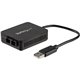 StarTech.com USB to Fiber Optic Converter - 100Mbps - USB 2.0 Network Adapter - 100Base-FX SC Duplex Multimode Fiber/MMF - 2Km -