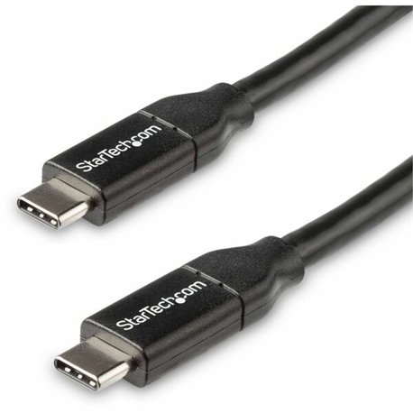 StarTech.com 0.5m USB C to USB C Cable w/ 5A PD - M/M - USB 2.0 - USB-IF Certified - USB Type C Cable - USB C Charging Cable - U