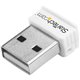 StarTech.com USB 150Mbps Mini Wireless N Network Adapter - 802.11n/g 1T1R USB WiFi Adapter - White - Add High Speed Wireless N C