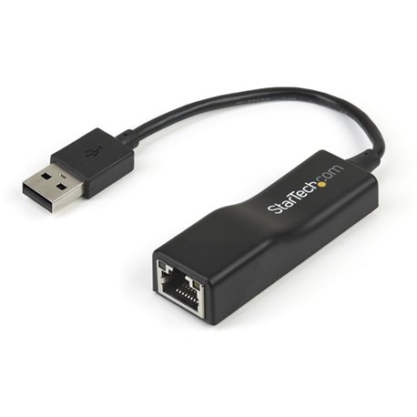 StarTech.com USB 2.0 to 10/100 Mbps Ethernet Network Adapter Dongle - Add a 10/100Mbps Ethernet port to your laptop or desktop c