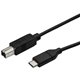 StarTech.com 0.5m USB C to USB B Printer Cable - M/M - USB 2.0 - USB C to USB B Cable - USB C Printer Cable - USB Type C to Type