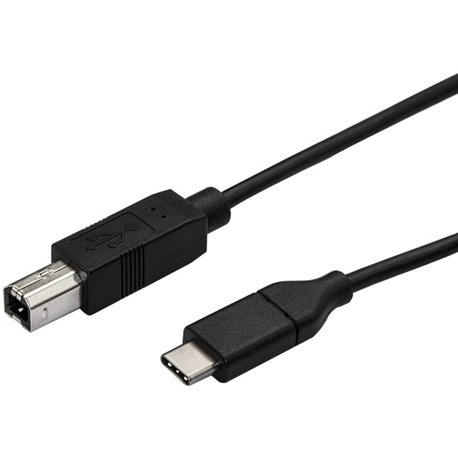 StarTech.com 0.5m USB C to USB B Printer Cable - M/M - USB 2.0 - USB C to USB B Cable - USB C Printer Cable - USB Type C to Type