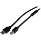 StarTech.com 20m / 65 ft Active USB 2.0 A to B Cable - M/M - Extend the distance between your USB 2.0 devices by up to 65ft - US