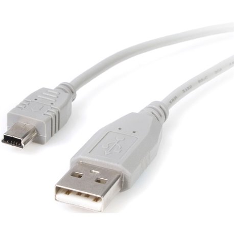 StarTech.com Mini USB 2.0 cable - 4 pin USB Type A (M) - 5 pin mini-USB Type B (M) - ( USB / Hi-Speed USB ) - 3 ft - Connect you