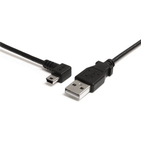 StarTech.com 3 ft Mini USB Cable - A to Left Angle Mini B - Connect your Mini USB devices, with the cable out of the way