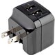 StarTech.com Travel USB Wall Charger - 2 Port - Black - Universal Travel Adapter - International Power Adapter - USB Charger - C