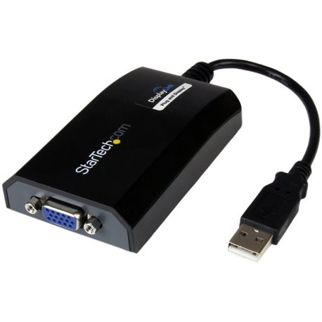 StarTech.com USB to VGA Adapter - External USB Video Graphics Card for PC and MAC- 1920x1200 - Connect a VGA display for an exte