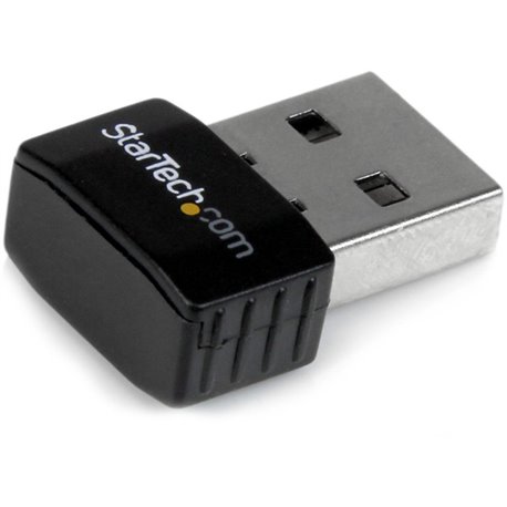 StarTech.com USB 2.0 300 Mbps Mini Wireless-N Network Adapter - 802.11n 2T2R WiFi Adapter - Add high-speed Wireless-N connectivi