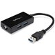 StarTech.com USB 3.0 to Gigabit Network Adapter with Built-In 2-Port USB Hub - Native Driver Support (Windows, Mac and Chrome OS