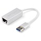 StarTech.com USB 3.0 to Gigabit Network Adapter - Silver - Sleek Aluminum Design Ideal for MacBook, Chromebook or Tablet - Add a