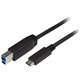 StarTech.com 2m 6 ft USB C to USB B Printer Cable - M/M - USB 3.0 (5Gbps) USB B Cable - USB C to USB B Cable - USB Type C to Typ