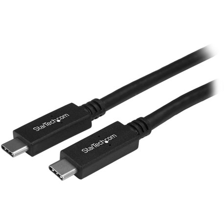 StarTech.com 1m 3 ft USB C to USB C Cable - M/M - USB 3.0 (5Gbps) - USB Type C Cable - USB C Charging Cable - Connect your USB T