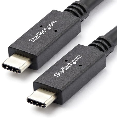 StarTech.com 1m 3 ft USB C Cable with Power Delivery (5A) - M/M - USB 3.1 (10Gbps) - USB-IF Certified - USB Type C Cable - USB 3