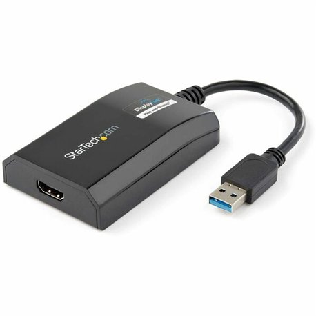 StarTech.com USB 3.0 to HDMI Adapter, DisplayLink Certified, 1920x1200, USB-A to HDMI Display Adapter, External Graphics Card fo