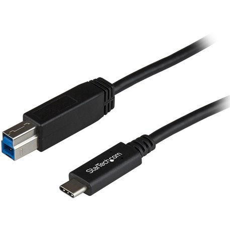 StarTech.com 1m 3 ft USB C to USB B Printer Cable M/M - USB 3.1 (10Gbps) - USB B Cable - USB C to USB B Cable - USB Type C to Ty